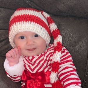 Adorable Christmas Crochet Elf Hat